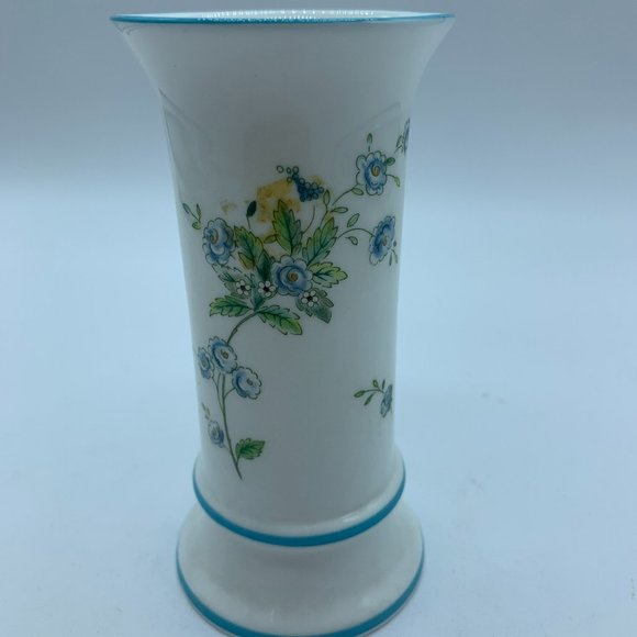 Vintage Coalport Bone China Vase Floral Design - Picture 1 of 3